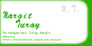 margit turay business card